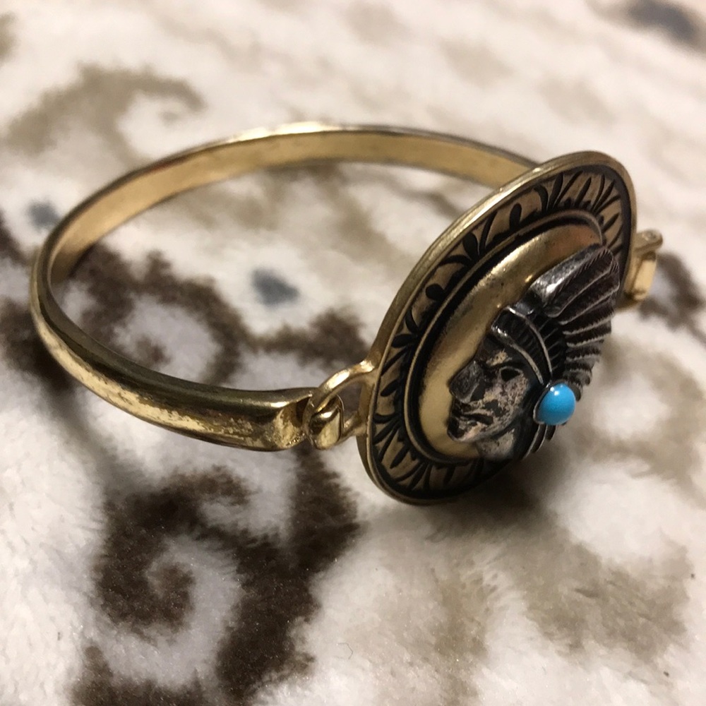 Native American Chief Bracelet - image 5